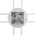 8305/8C COMFI LN26 238 белый, металл/акрил Светильник потолочный GX53 LED 8*7W 220V BENUA