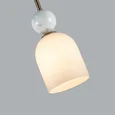 4359/1B MIDCENT ODL26 171 Подвесной светильник бронзовый/белый/камень/металл IP20 E14 40W 220-240V LOLLA