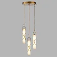 6672/30L L-VISION ODL26 Подвесной светильник белый/алебастр/бронз/металл IP20 LED 30W 3000K 220-240V PARMA