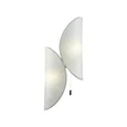 7067/2W L-VISION ODL26 191 Настенный светильник черный/белый/шелк/металл IP20 LED G9 5W 220-240V SILK