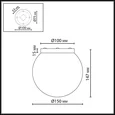 7109/1C MIDCENT ODL26 519 Потолочный светильник бронзовый/белый/стекло/металл IP20 E14 5W 220-240V MAGIA