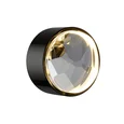7174/5WL L-VISION ODL26 Настенный светильник черный/хрусталь/металл IP20 LED 5W 3000K 220-240V SPILLA