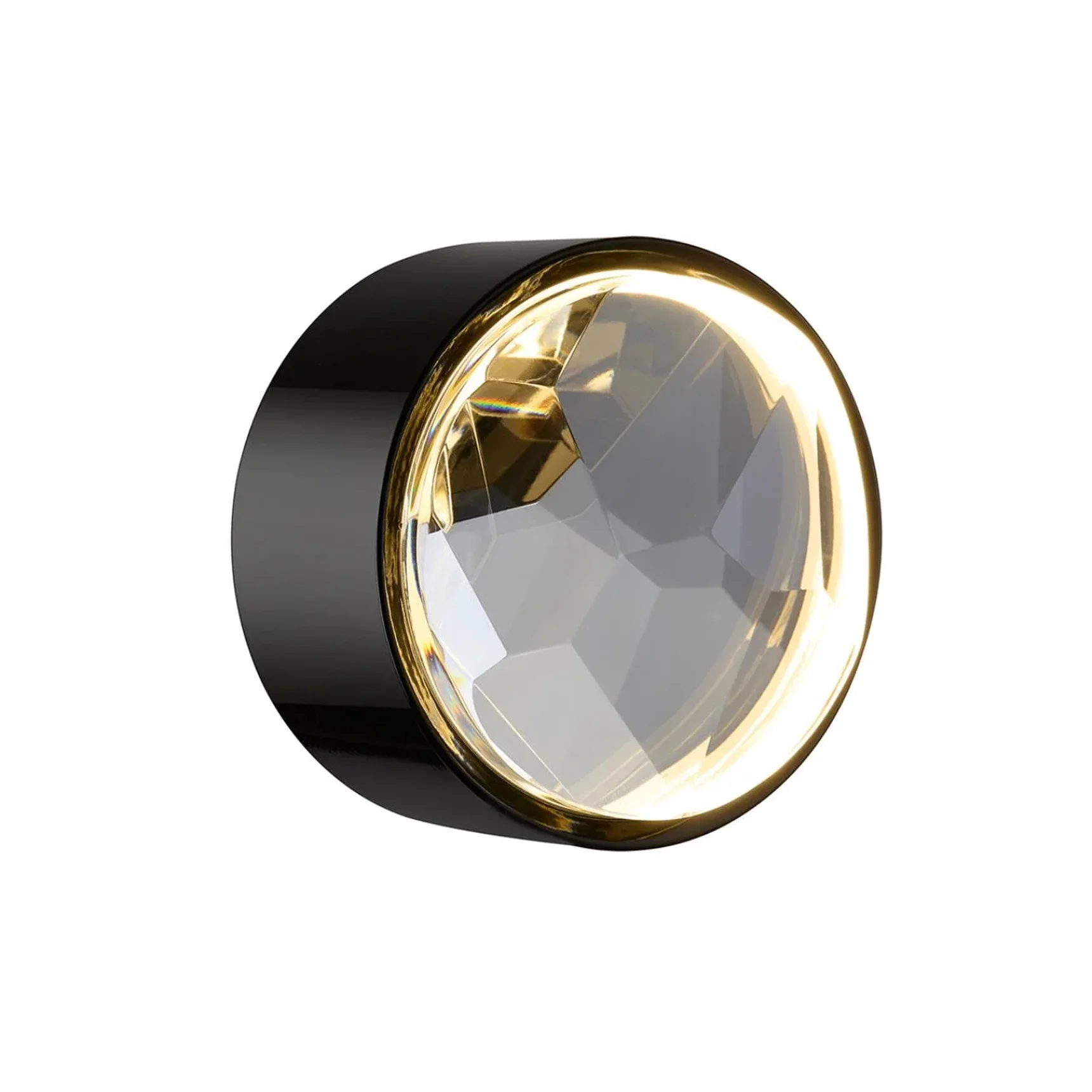 7174/5WL L-VISION ODL26 Настенный светильник черный/хрусталь/металл IP20 LED 5W 3000K 220-240V SPILLA