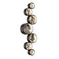 7174/15WLA L-VISION ODL26 Настенный светильник черный/хрусталь/металл IP20 LED 15W 3000K 220-240V SPILLA