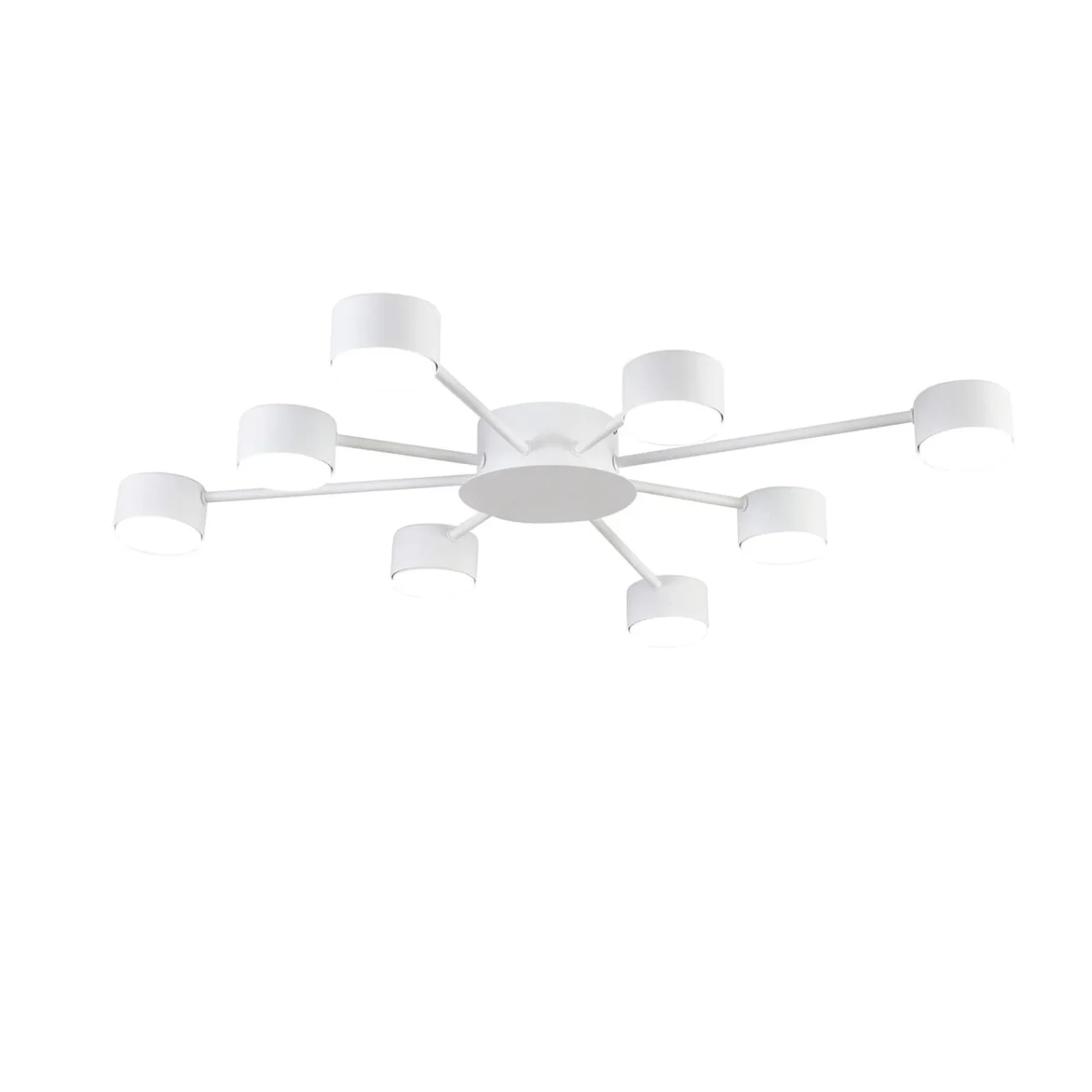 8343/8C COMFI LN26 252 белый, металл Люстра GX53 LED 8*7W 220V TORINA