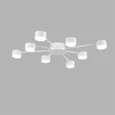 8343/8C COMFI LN26 252 белый, металл Люстра GX53 LED 8*7W 220V TORINA