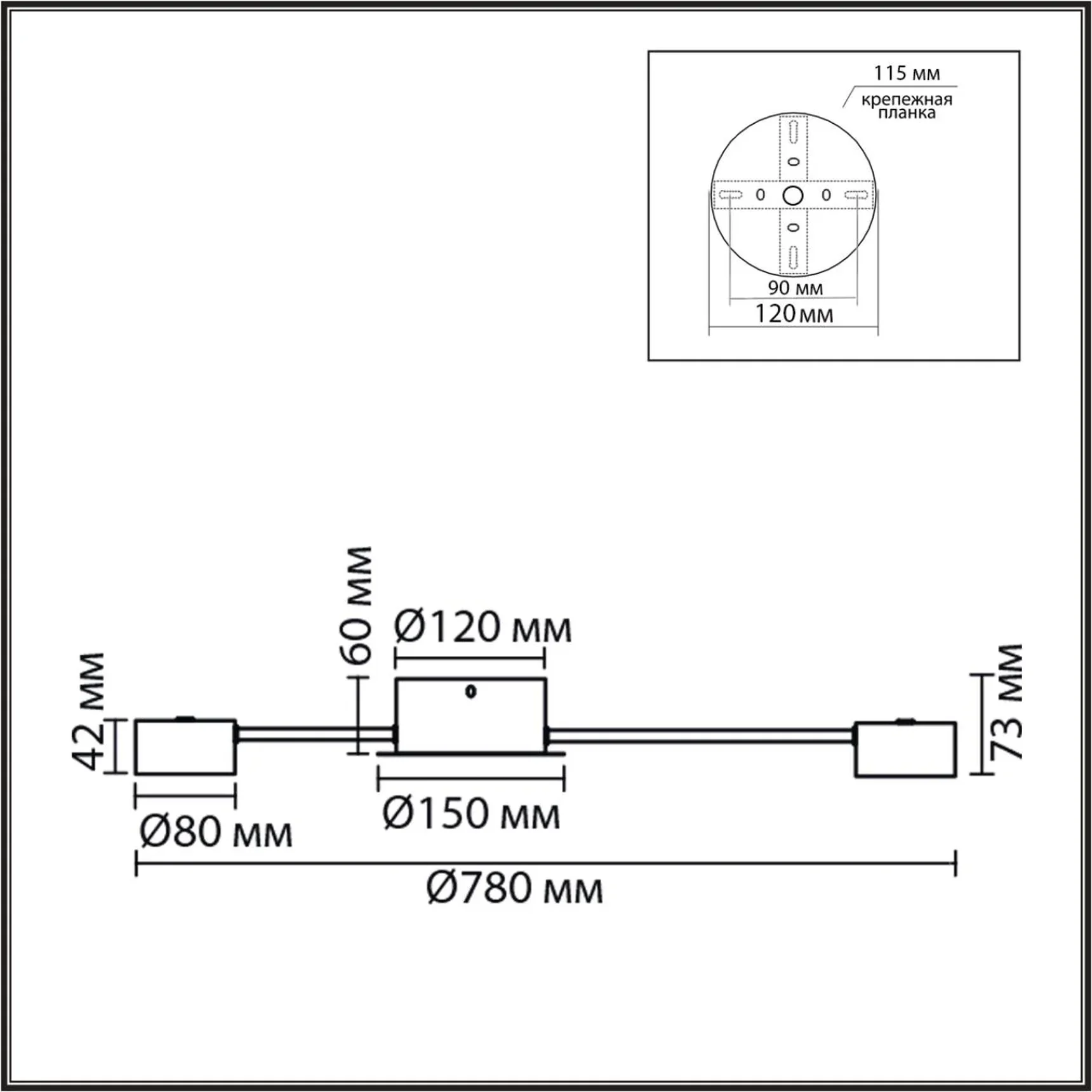 8343/10C COMFI LN26 252 белый, металл Люстра GX53 LED 10*7W 220V TORINA