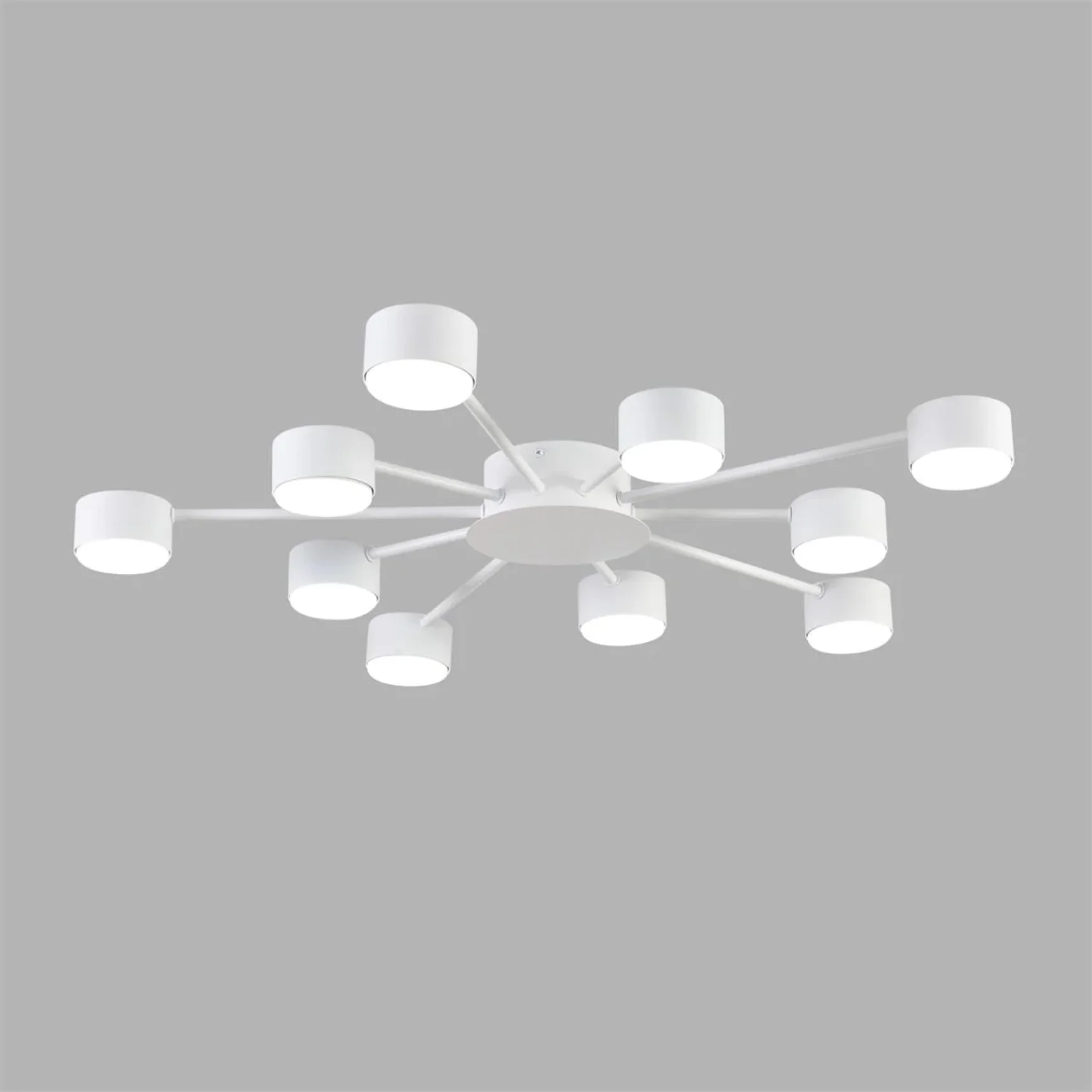 8343/10C COMFI LN26 252 белый, металл Люстра GX53 LED 10*7W 220V TORINA