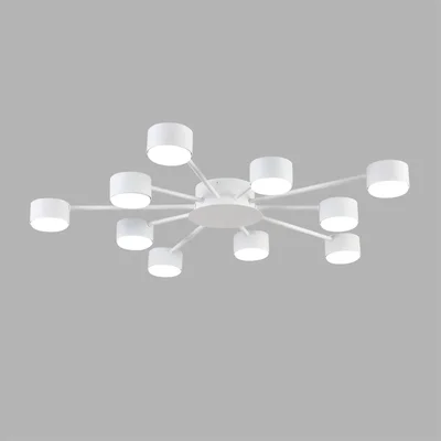 8343/10C COMFI LN26 252 белый, металл Люстра GX53 LED 10*7W 220V TORINA