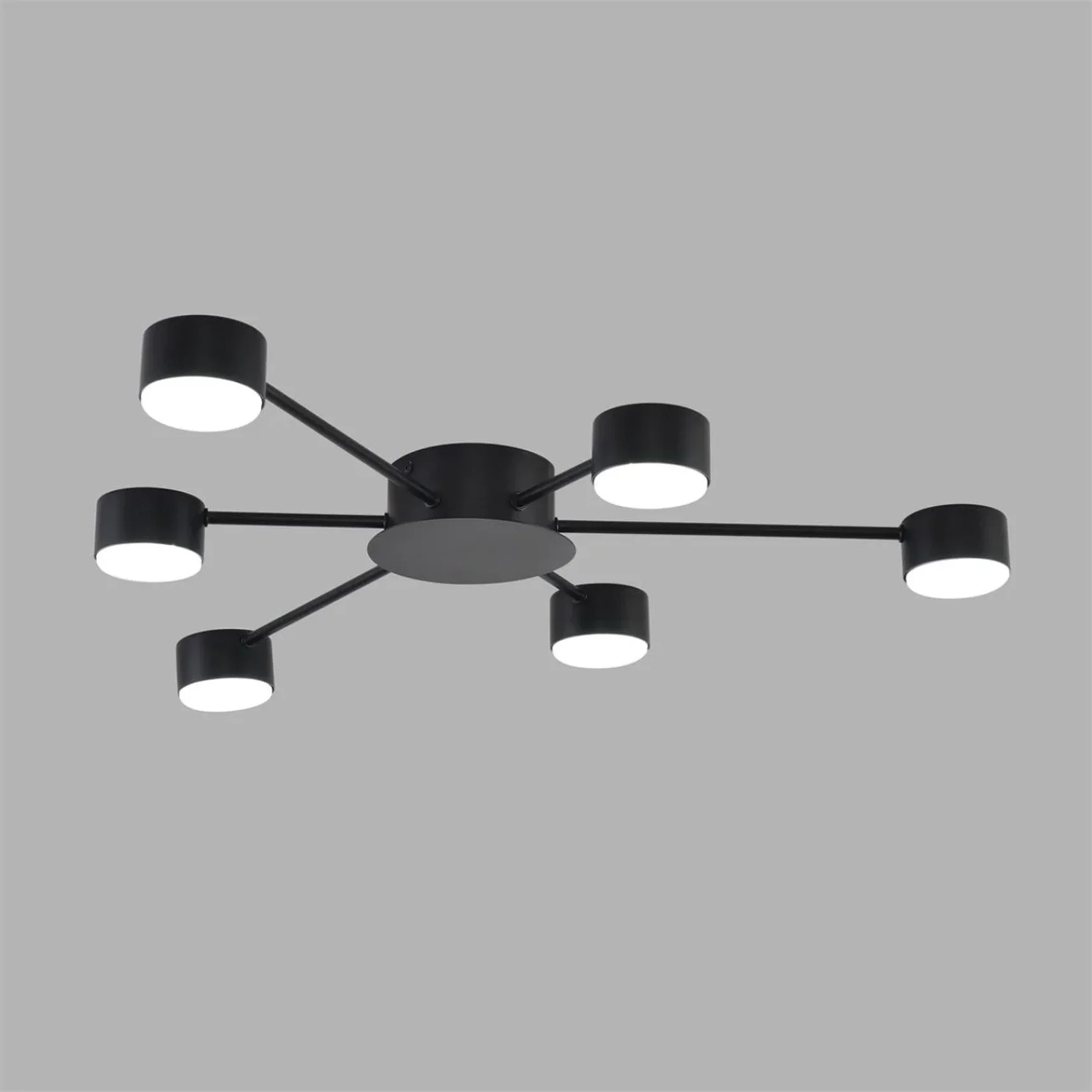 8344/6C COMFI LN26 251 черный, металл Люстра GX53 LED 6*7W 220V TORINA