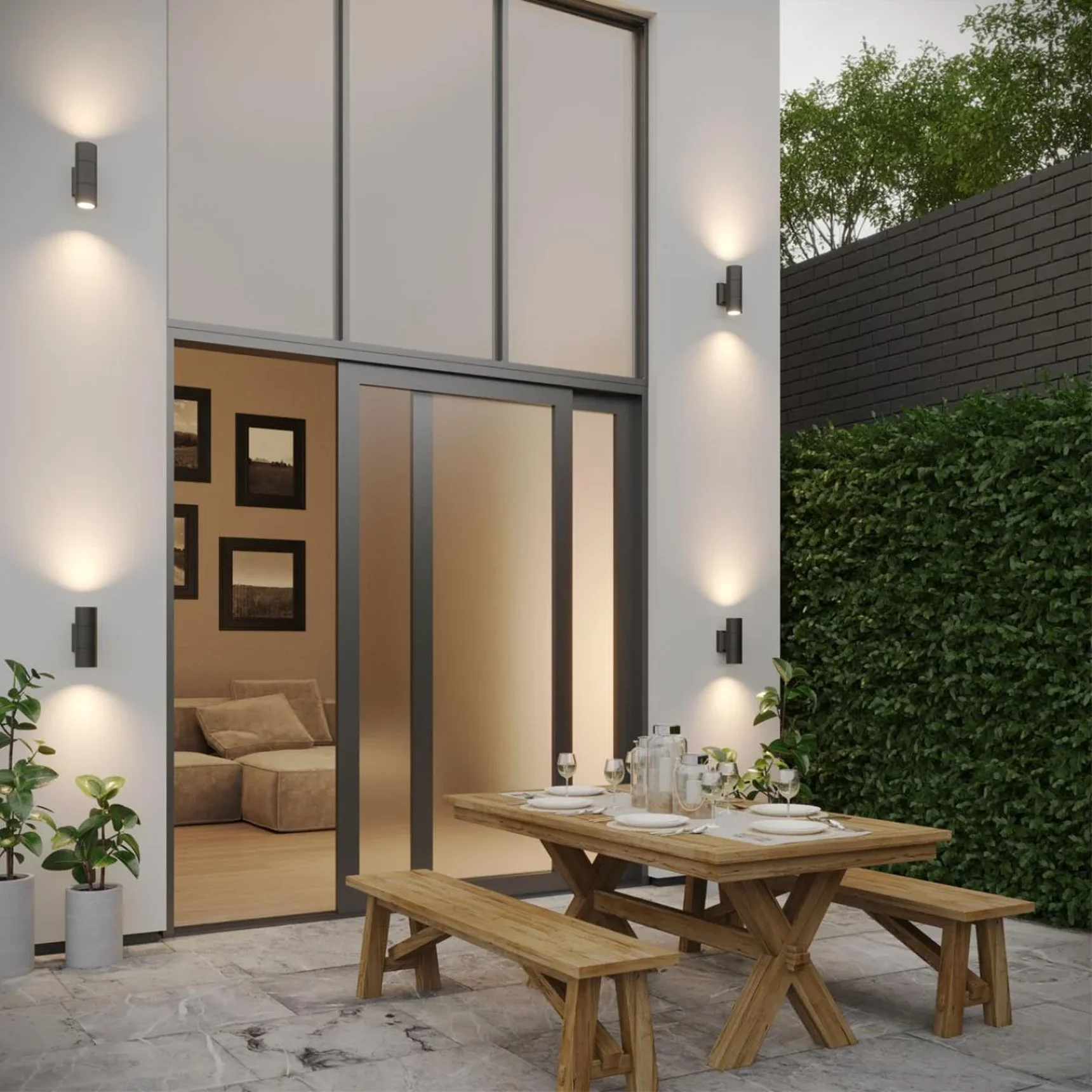 370988 STREET NT25 750 черный Светильник ландшафтный IP65 GU10 2*50W 100-240V LANDSCAPE
