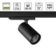 359582 PORT NT25 312 черный Светильник трехфазный трековый светодиодный IP20 LED 35W 3000K 220-240V HELIX