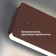 359591 STREET NT25 702 коричневый Светильник ландшафтный с переключ. цв. температуры IP54 LED 10W 100-240V 3000К\4000К\6000К STRAIT