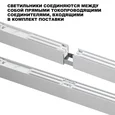 359604 OVER NT25 068 белый Светильник линейный светодиод. с переключ. цв. температуры IP20 LED 40W 220-240V 3000К\4000К\6000К FATTO
