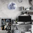 3085/ELN PALE SN 70 Светильник пластик/белый/синий LED 76Вт 3000/4000/6000K D480 IP43 CCT SPACE