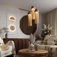 7073/1 ECODESIGN ODL26 187 Подвесной светильник бежевый/пробка/нити/металл IP20 LED GU10 5W 220-240V CORK