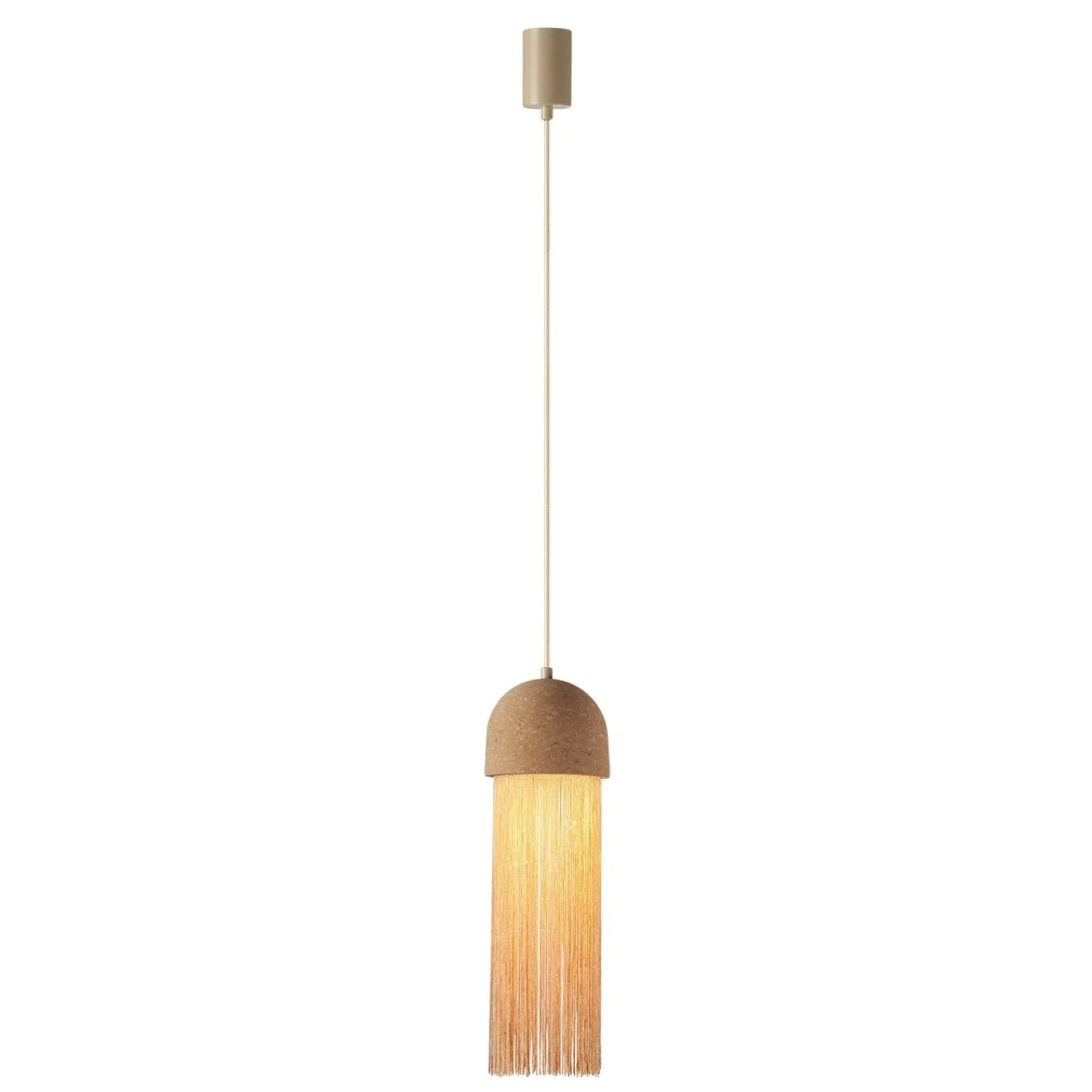 7073/1 ECODESIGN ODL26 187 Подвесной светильник бежевый/пробка/нити/металл IP20 LED GU10 5W 220-240V CORK