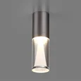 7143/4CL HIGHTECH ODL26 513 Потолочный светильник темный никель/акрилл/металл IP20 LED 4W 280Лм 3000K 180° 220V DEFANCE