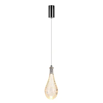 7148/5L L-VISION ODL26 231 Подвесной светильник хром/стекло/металл IP20 LED 4W 300Лм 3000K 180° 220V BRAID