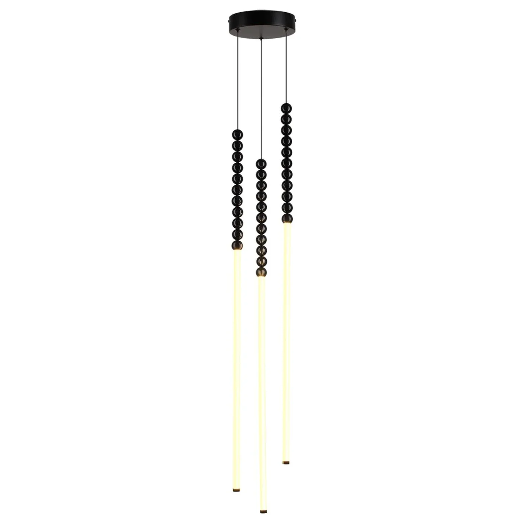 7149/33L HIGHTECH ODL26 221 Подвесной светильник черный/акрилл/металл IP20 LED 32W 2200Лм 3500K 300° 220V MONELLA