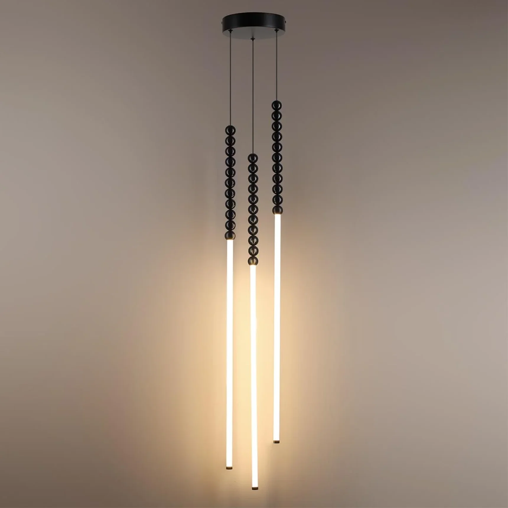 7149/33L HIGHTECH ODL26 221 Подвесной светильник черный/акрилл/металл IP20 LED 32W 2200Лм 3500K 300° 220V MONELLA