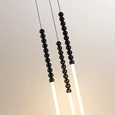 7149/33L HIGHTECH ODL26 221 Подвесной светильник черный/акрилл/металл IP20 LED 32W 2200Лм 3500K 300° 220V MONELLA