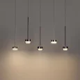 7151/10L HIGHTECH ODL26 347 Подвесной светильник хром/ прозрачное стекло/металл IP20 LED 10W 3000K 220V LASLO