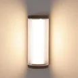 7180/12WL NATURE ODL26 663 Настенный светильник коричневый/акрил/металл IP65 LED 12W 750Лм 3000K 162° 220-240V CORTENA