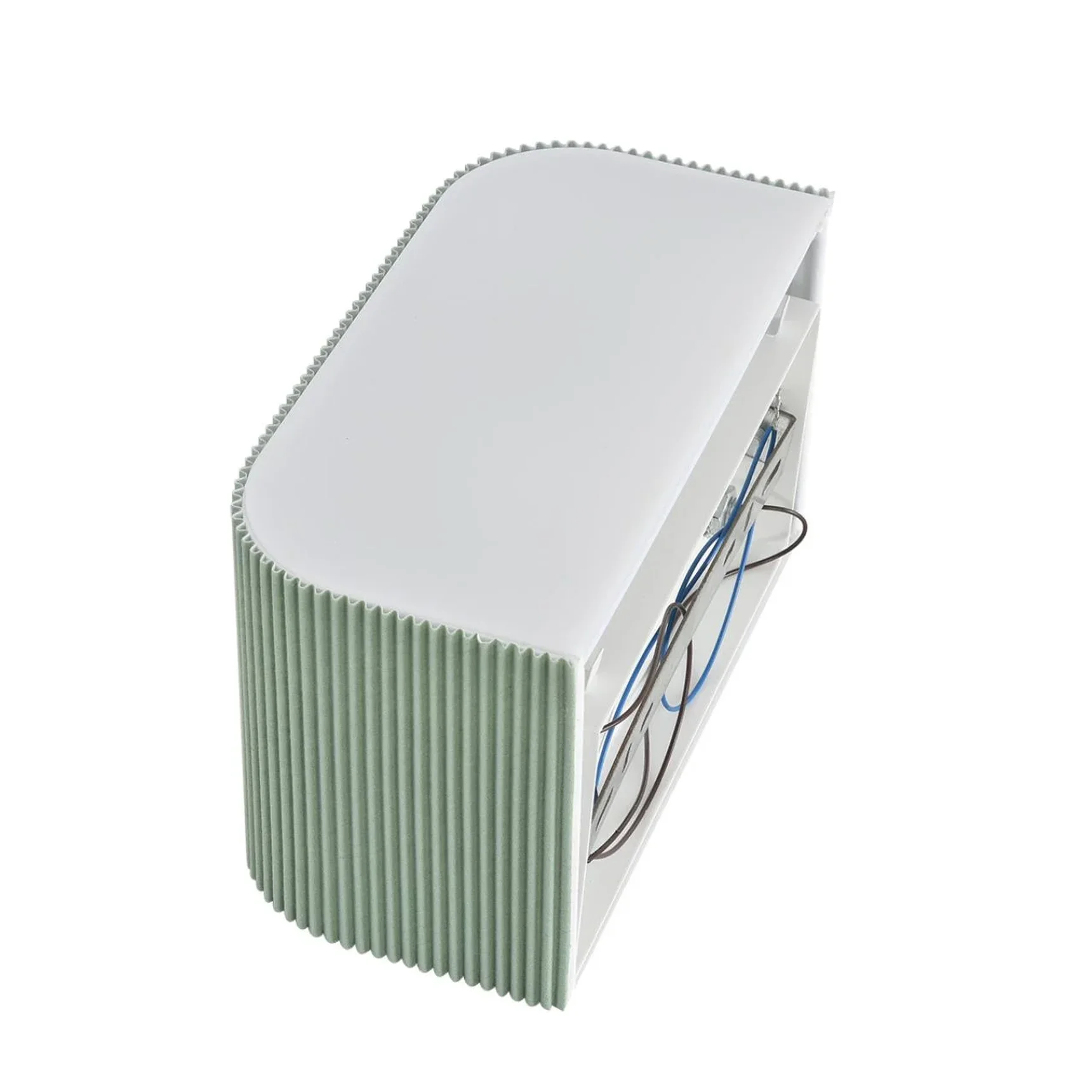 8326/2W MODERNI LN26 423 белый/зеленый, металл/текстиль/пластик Бра E14 LED 2*10W 220V GOFERA