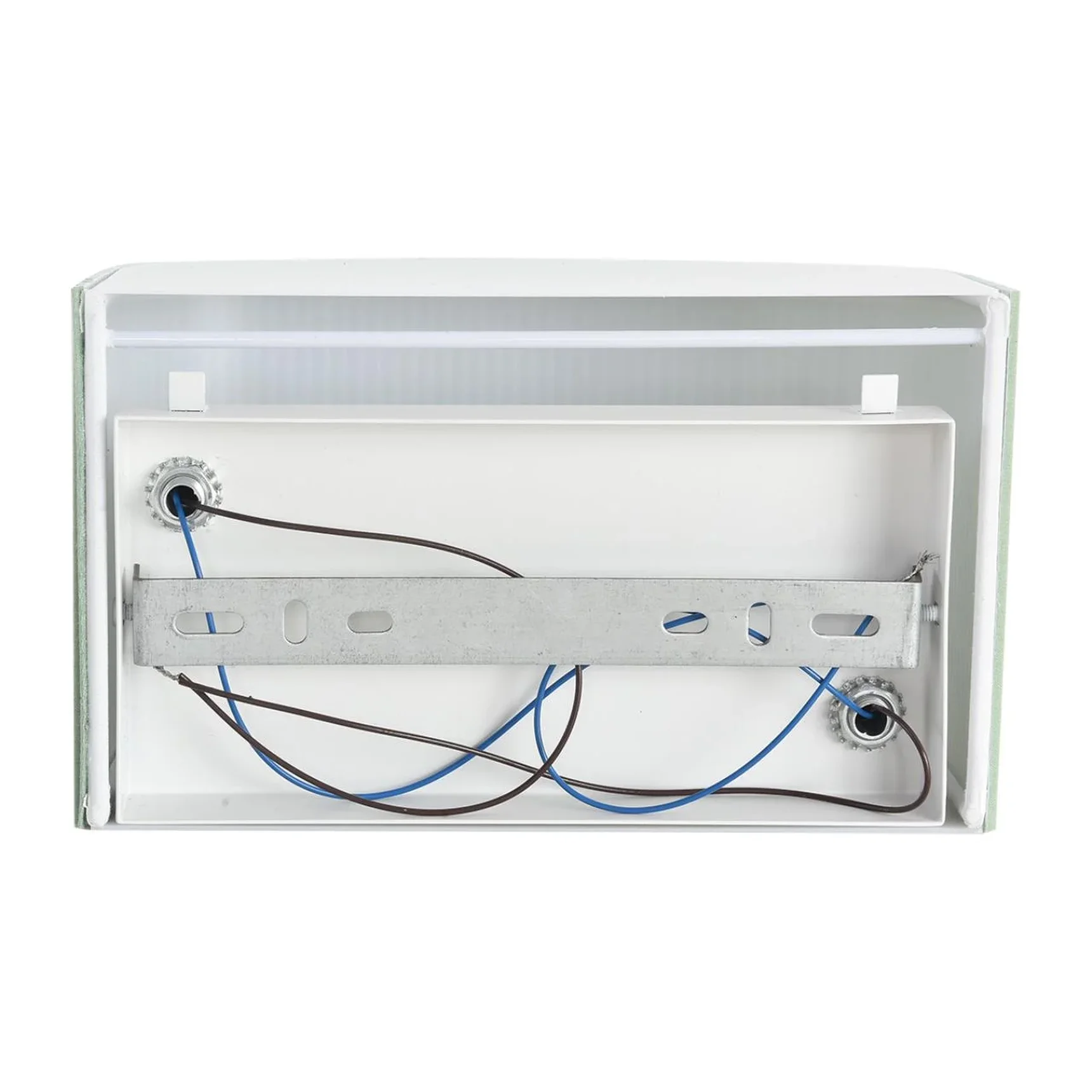 8326/2W MODERNI LN26 423 белый/зеленый, металл/текстиль/пластик Бра E14 LED 2*10W 220V GOFERA
