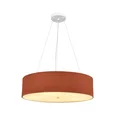 8329/5 MODERNI LN26 184 кирпичный/белый, металл/текстиль/пластик Потолочный светильник E27 LED 5*10W 220V GOFERA