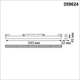 359624 SHINO NT25 158 белый Трековый светильник для низков. шинопровода с переключ. цв. темпер. IP20 LED 3000К\4000К\6000К 30W 48V FLUM