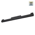 359625 SHINO NT25 158 черный Трековый светильник для низков. шинопровода с переключ. цв. темпер. IP20 LED 3000К\4000К\6000К 30W 48V FLUM