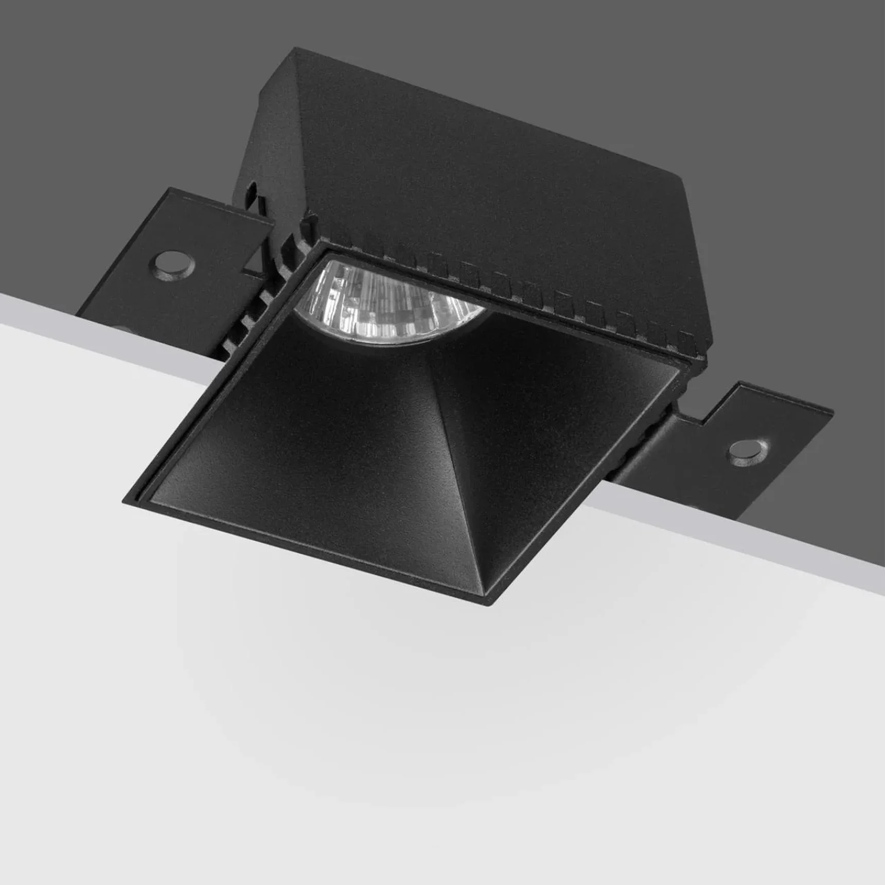 370998 WIR NT25 622 черный Светильник встраиваемый для ГКЛ потолка IP20 GU10 50W 220V NIMBUS