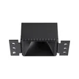 370998 WIR NT25 622 черный Светильник встраиваемый для ГКЛ потолка IP20 GU10 50W 220V NIMBUS