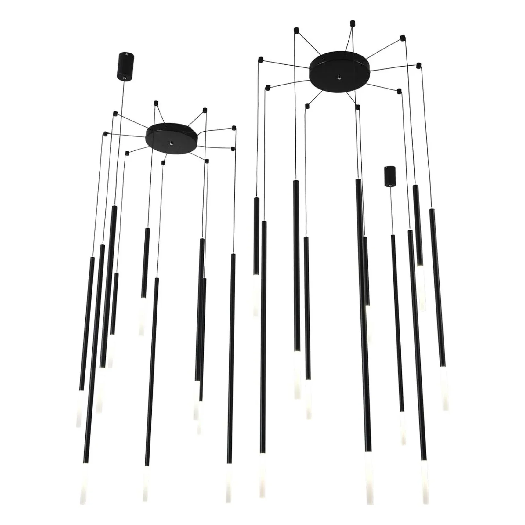 8400/27L LEDIO LN26 000 черный/белый, металл/акрил Люстра LED 27W 3000K 220V STICK