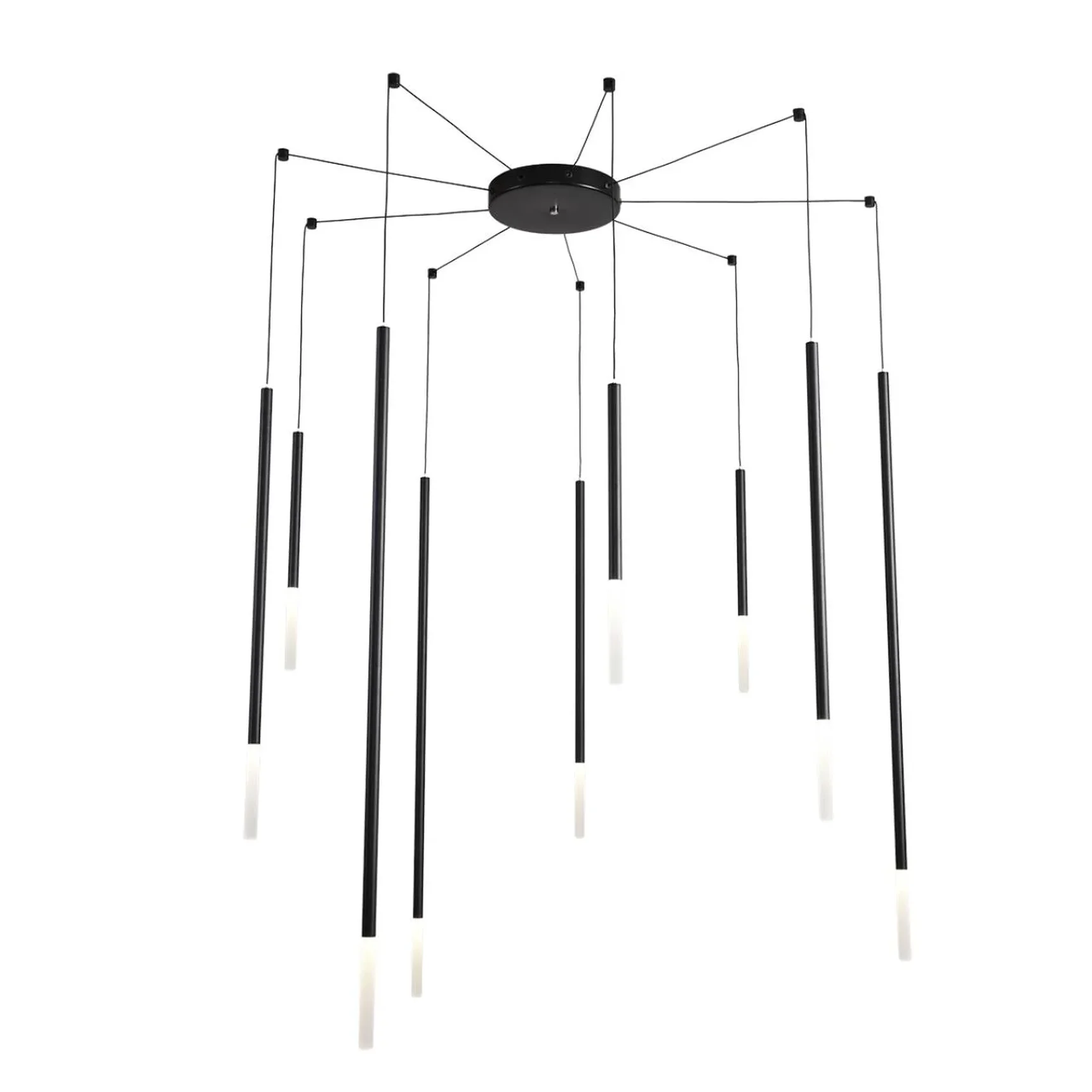 8400/27L LEDIO LN26 000 черный/белый, металл/акрил Люстра LED 27W 3000K 220V STICK