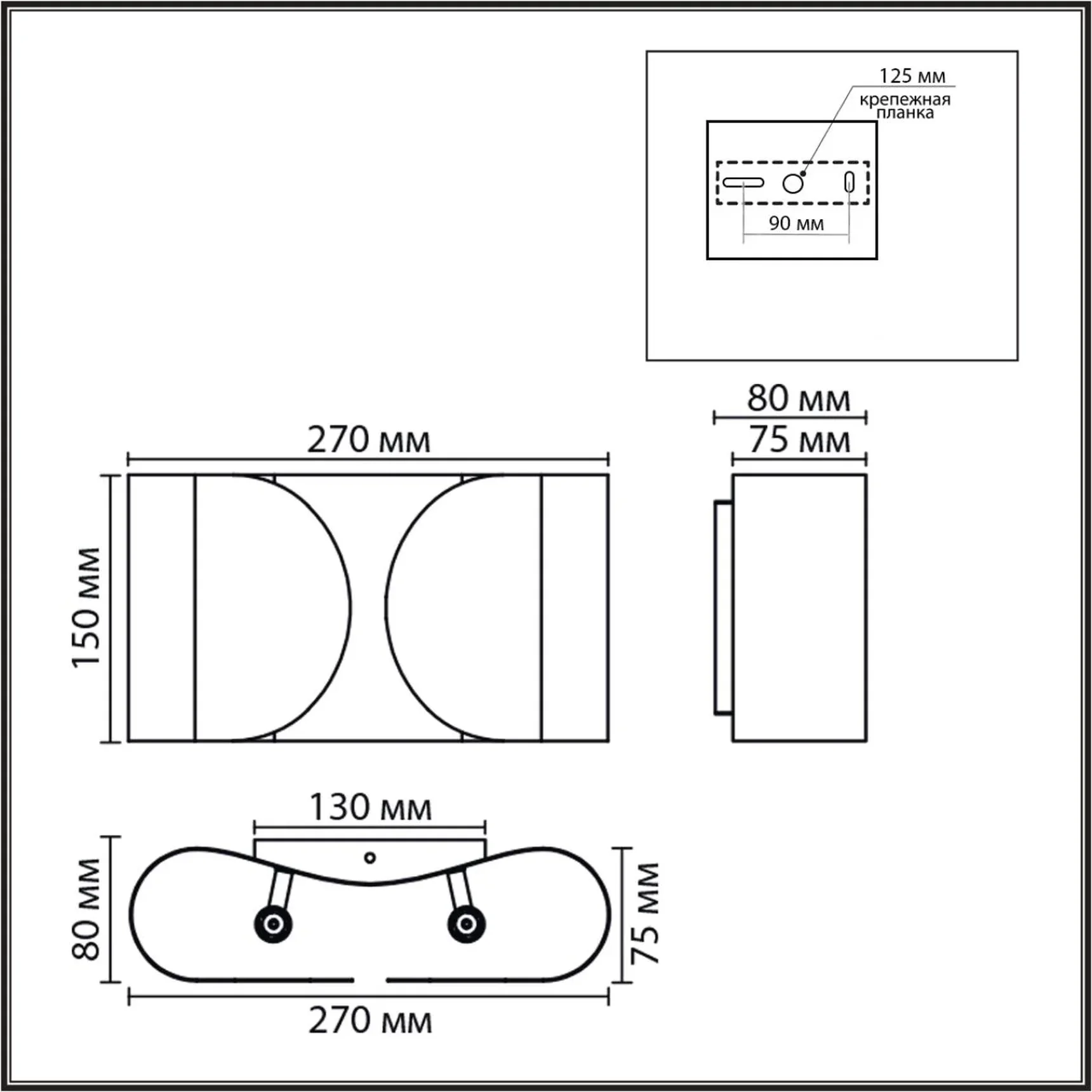 8390/2W MODERNI LN26 417 золото, металл Бра G9 2*20W 220V OLVE