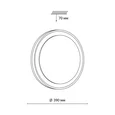 7620/DLN PALE SN 109 Светильник пластик/черный/медный LED 48Вт 3000/4000/6000K D390 IP43 CCT AKUNA