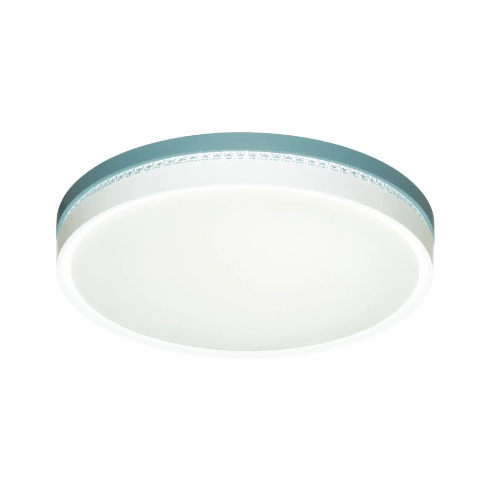 7669/DLN COLOR SN 98 Светильник пластик/белый/голубой LED 48Вт 3000/4000/6000К D415 IP43 CCT NOHAVA BLUE