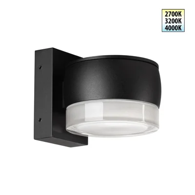 359719 STREET NT25 716 черный Светильник ландшафтный с переключателем цв. температуры IP65 LED 8W 100-240V 2700К/3200К/4000К ESTIMA