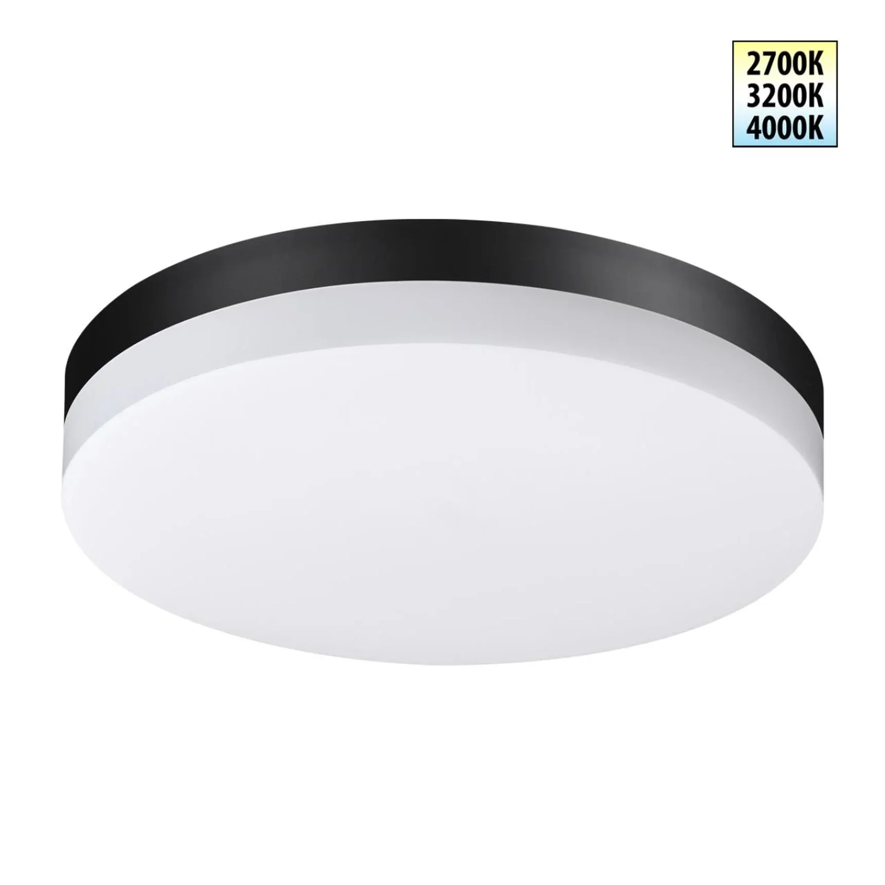 359730 STREET NT25 780 черный Светильник ландшафтный с переключ. цв. температуры и мощности IP65 LED 20/25/30W 180-265V 2700К\3200К\4000К OPAL