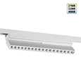 359740 PORT NT25 240 белый Светильник однофазный двухжильный трековый с переключ. цв. температуры IP20 LED 18W 180-265V 2700К/3200К/4000К EOS