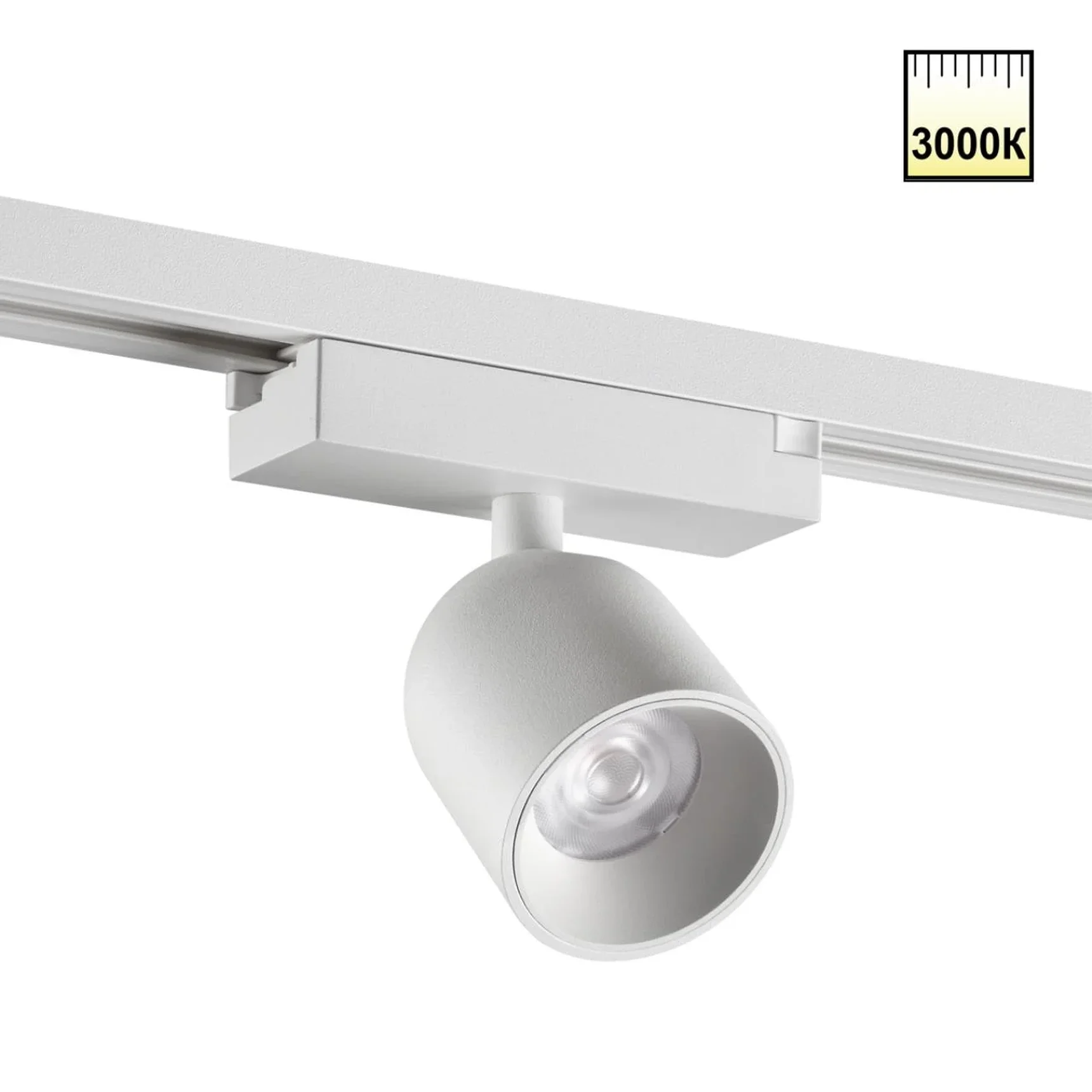 359805 PORT NT25 246 белый Светильник трековый однофазный двухжильный IP20 LED 10W 180-265V 3000К SOLETTE