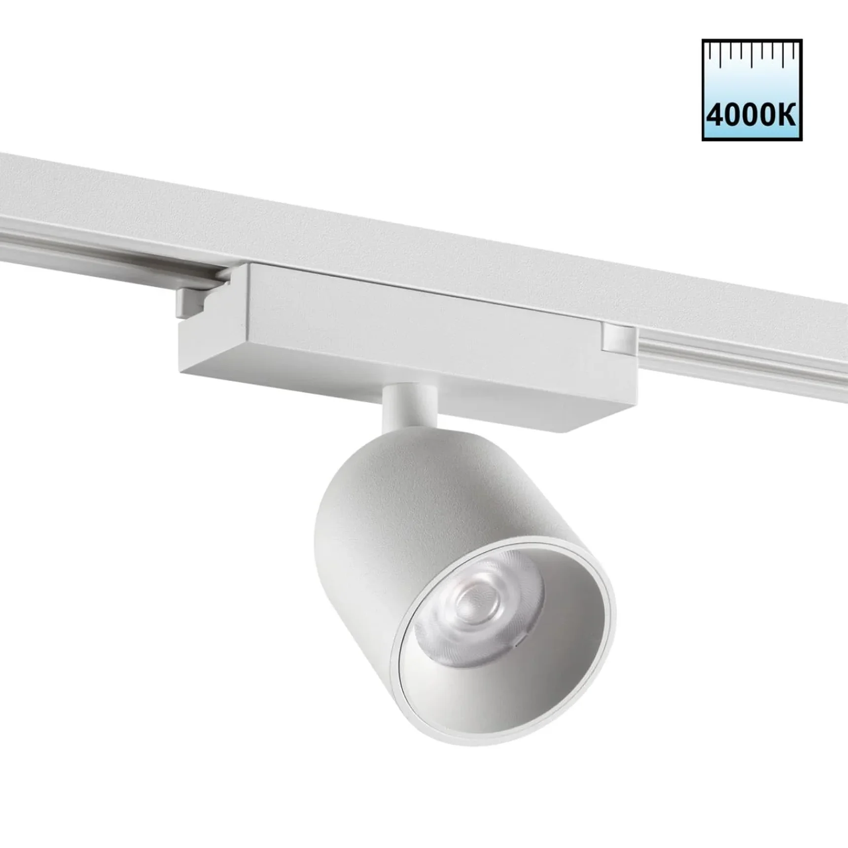 359810 PORT NT25 278 белый Светильник трековый однофазный трехжильный IP20 LED 10W 180-265V 4000К SOLETTE