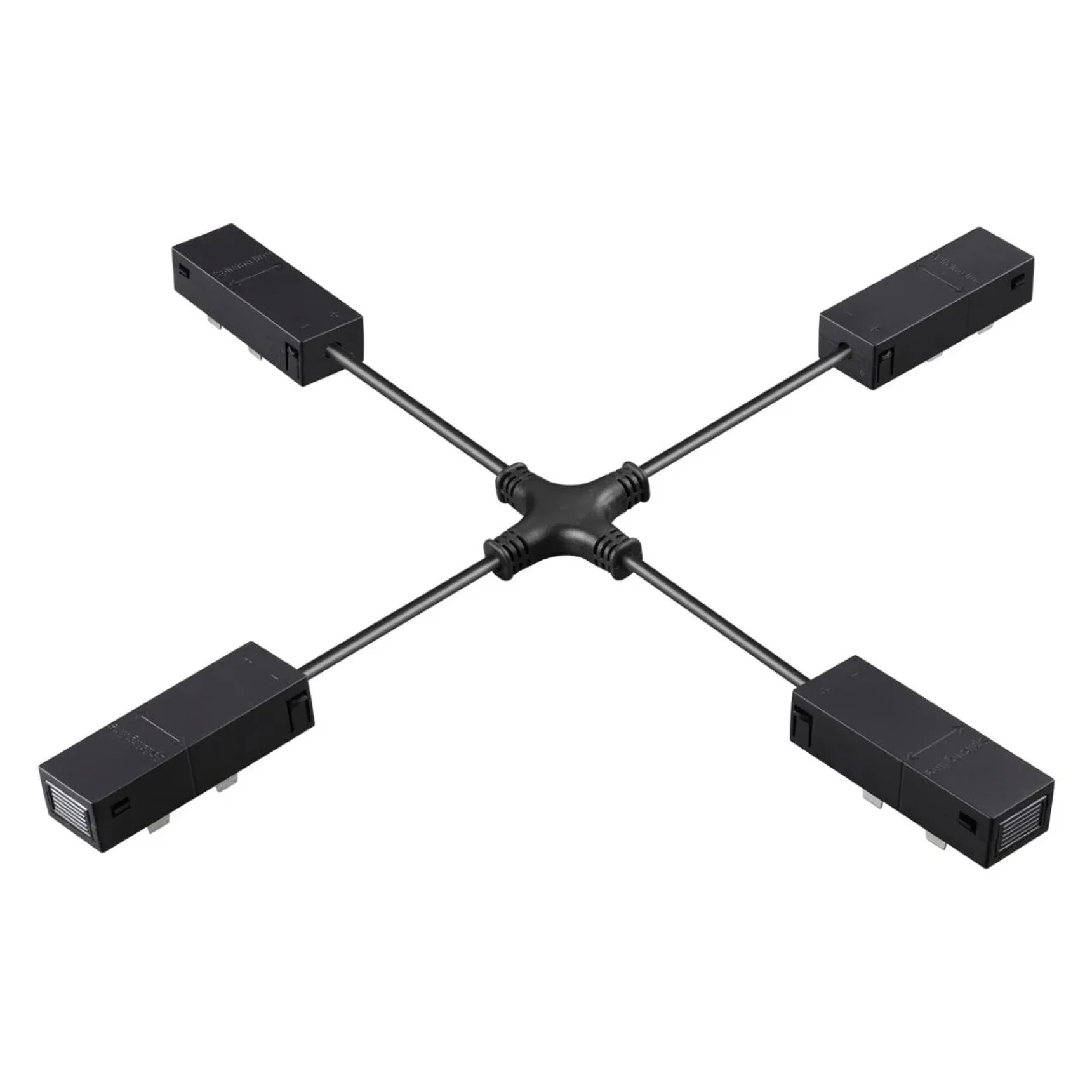 135315 PORT NT25 206 черный Гибкий токопроводящий соединитель "X" IP20 90-240V VECTOR