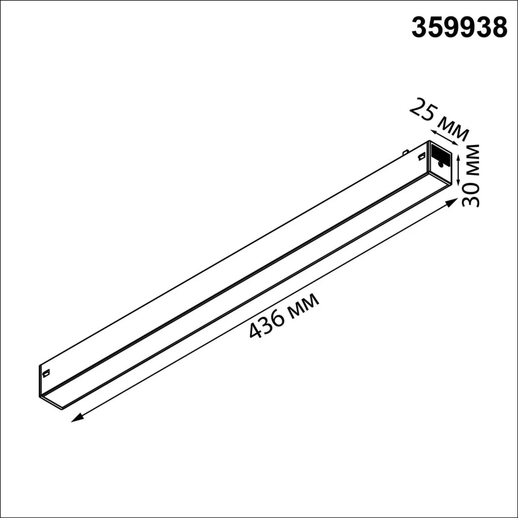 359938 PORT NT25 208 черный Трековый светильник с переключ. цв. темпер. IP20 LED 3000К\4000К\6000К 24W 90-240V VECTOR