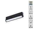 359950 PORT NT25 214 черный Трековый светильник с переключ. цв. темпер. IP20 LED 3000К\4000К\6000К 10W 90-240V VECTOR