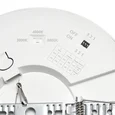 7790/18L MITRA LED SN 000 Светильник пластик/белый LED 18Вт 3000/4000/6500К D225 IP44 CCT/датчик движения NEBULA WHITE