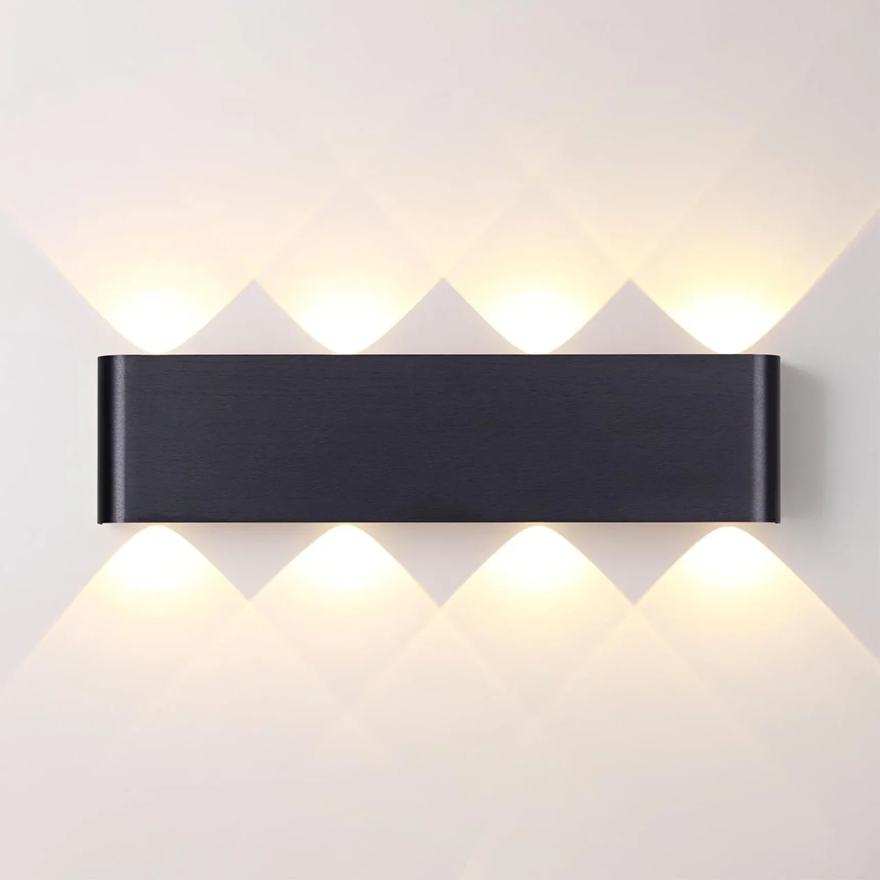 7191/8WL HIGHTECH ODL27 Настенный светильник черный браш./металл IP20 LED 8W 3000K 220V MAGNUM